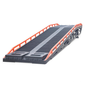 NIULI 6 Ton /8Ton/ 10Ton /15Ton/16Ton capacity dock leveles lift dock ramp mobile steel yard ramp fork lift loading ramp